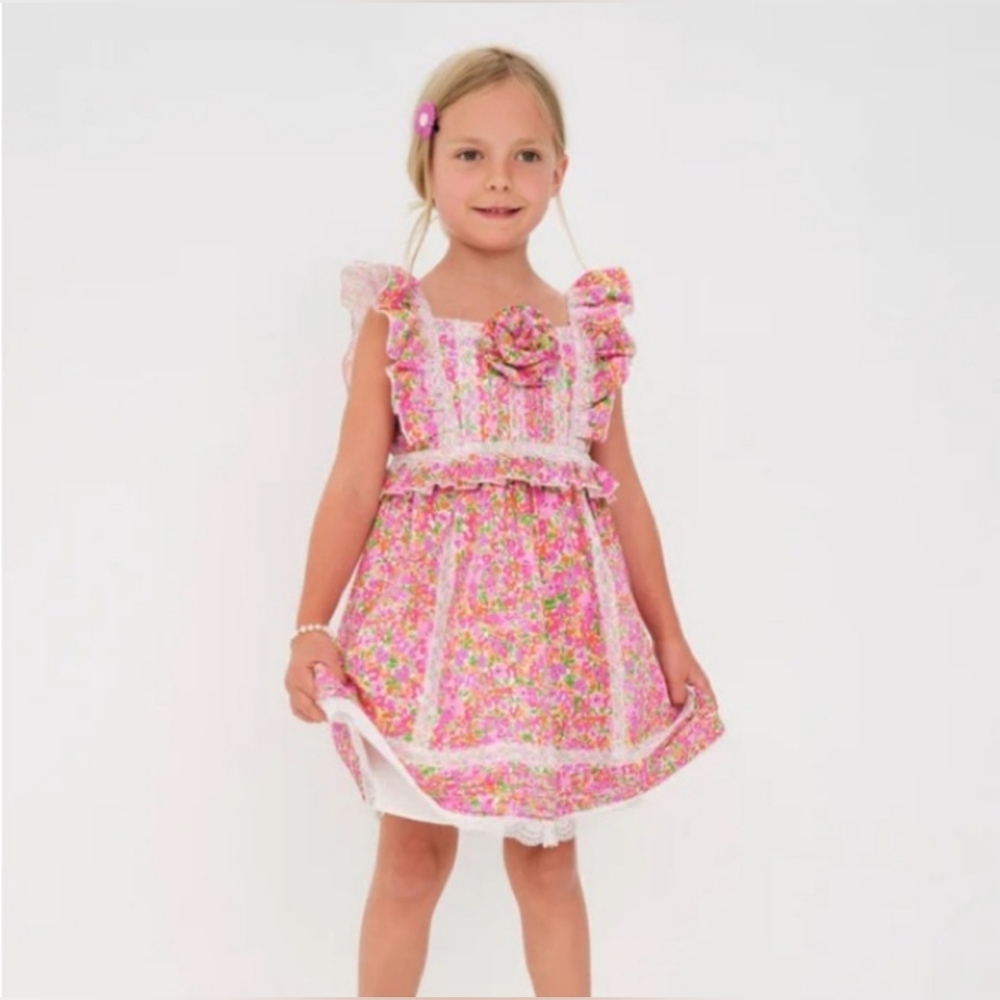 Lil lemons Frances Girl Dress